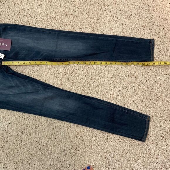 Vigoss Classic Fit Skinny Jeans - Dark Wash Size 26 NWT - Picture 4 of 6
